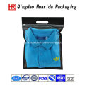 Clear Plastic Ziplock Packaging Bags/Clear Plastic Shirt Packaging Bags/Custom Packaging Clothing Bag